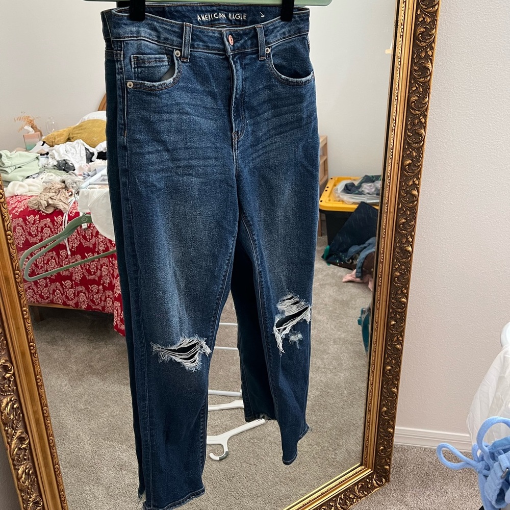 AE Stretch Mom Jean